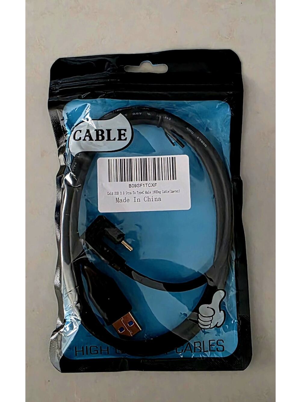 USB 3.0 to USB-C Cable 5m (16.4ft) 10Gbps High Speed Data Charging Cord